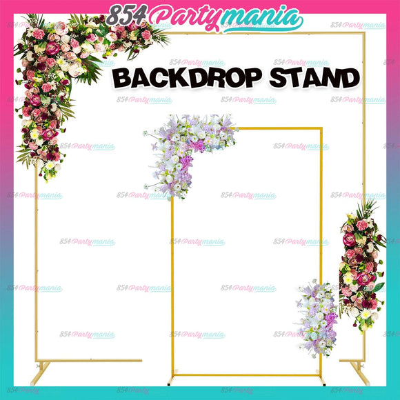 BACKDROP BALLOON STAND GOLD