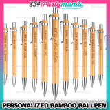 PERSONALIZED BAMBOO BALLPEN 6PCS