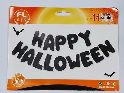 HAPPY HALLOWEEN BANNER AND BANDERITAS