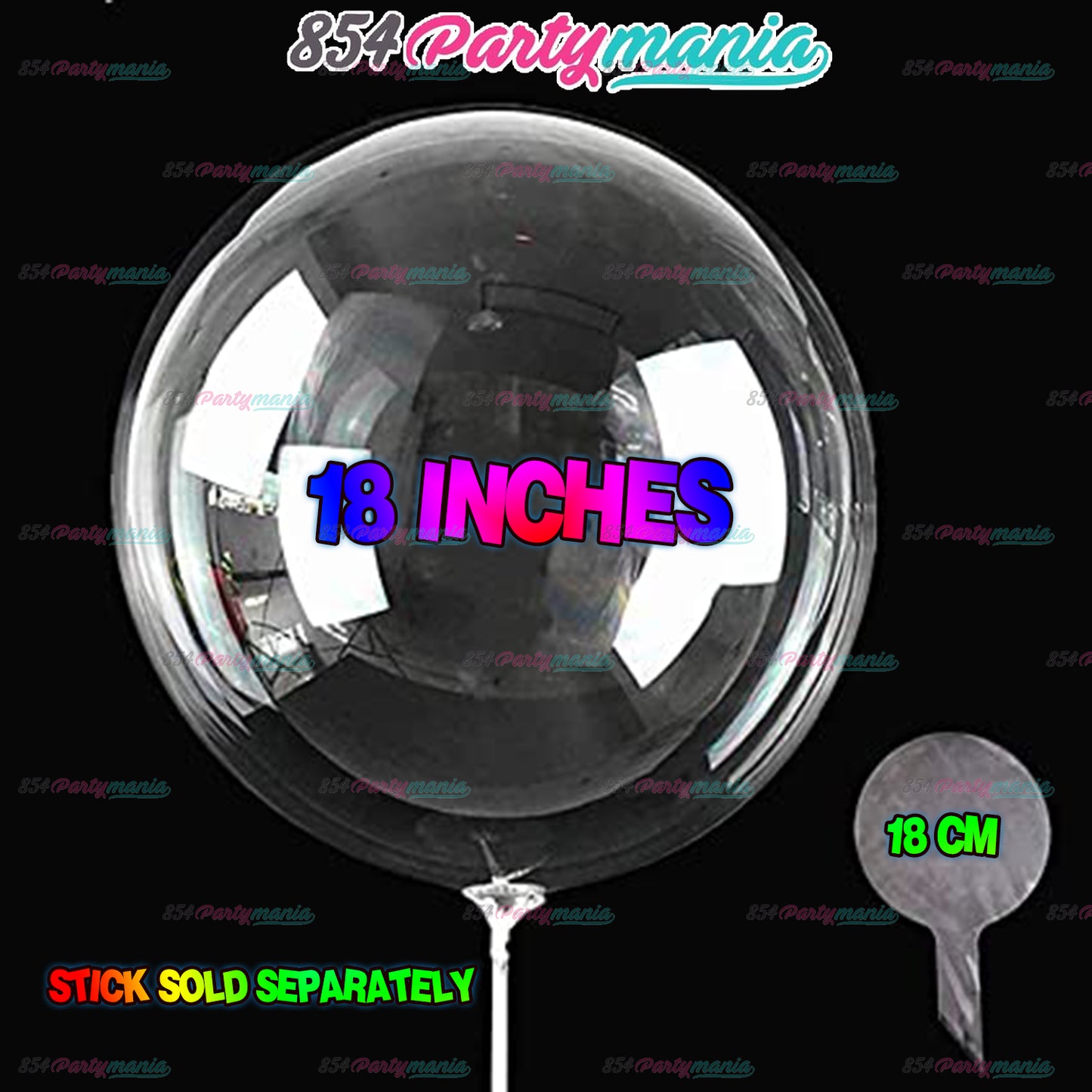 Clear Transparent Bobo Balloons and DIY Stickers