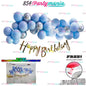 45PCS BALLOON GARLAND WITH BANNER SET