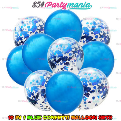 10 IN 1 BALLOON SET WITH CONFETTI (sold by 10's)