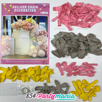 BALLOON GARLAND SETS-BLUSHINGPINK-QQL-123
