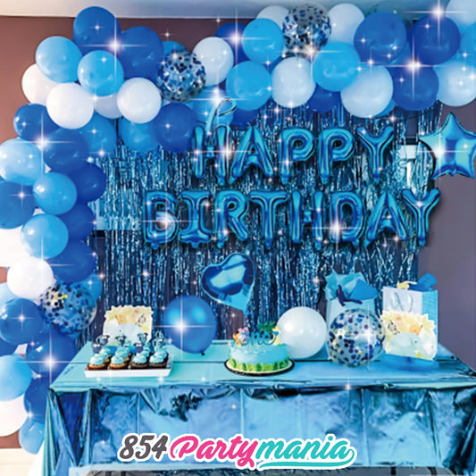 BALLOON GARLAND SETS-CURTAINBLUE-QQL-80