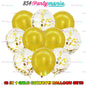 10 IN 1 BALLOON SET WITH CONFETTI (sold by 10's)