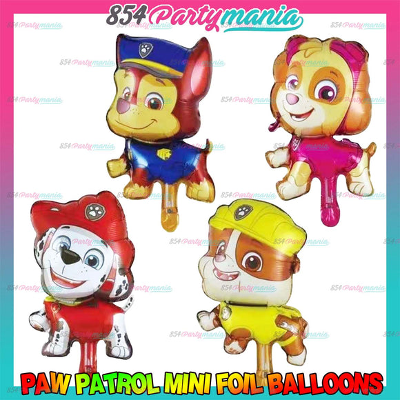 Mini Foil Balloons Paw Patrol (sold by 50's)