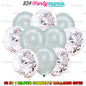 10 IN 1 BALLOON SET WITH CONFETTI (sold by 10's)