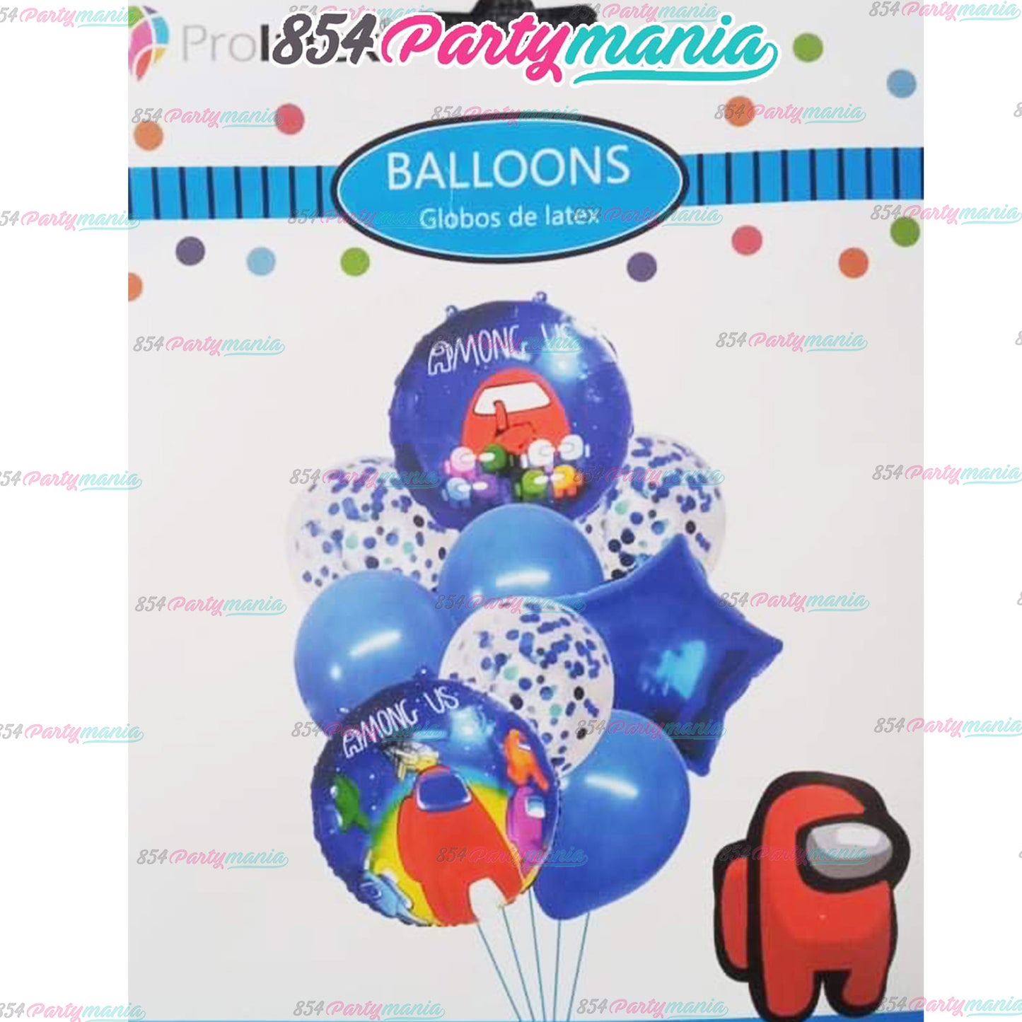 9 IN 1 CHARACTERS BALLOON SET (sold by 10's)