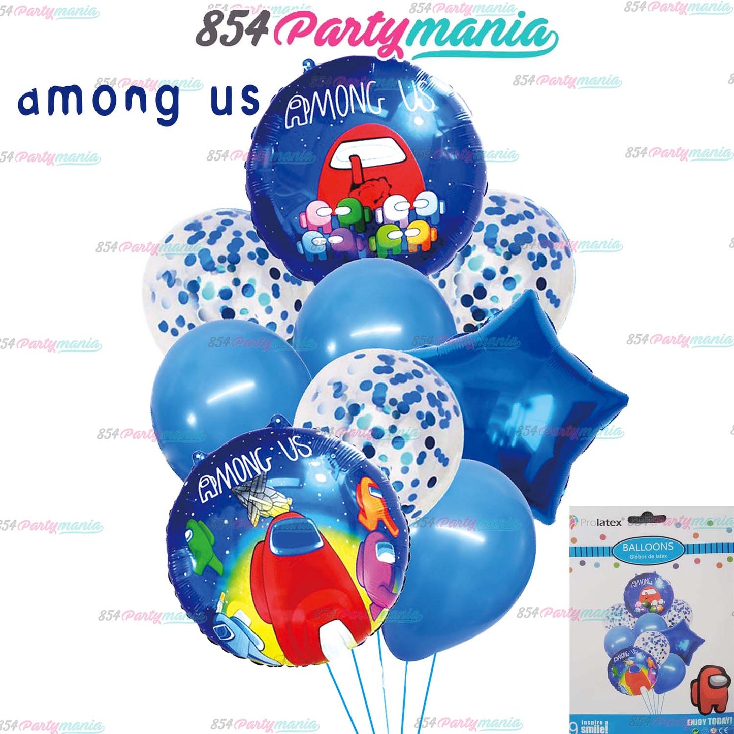 9 IN 1 CHARACTERS BALLOON SET (sold by 10's)