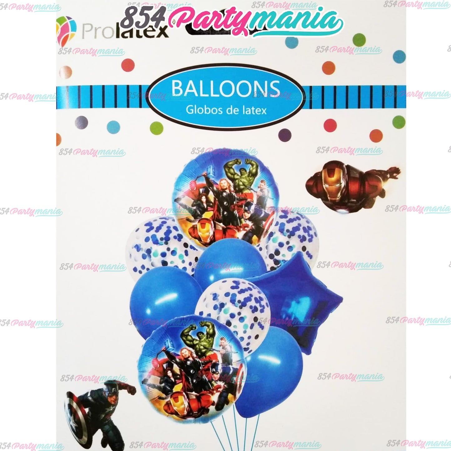 9 IN 1 CHARACTERS BALLOON SET (sold by 10's)