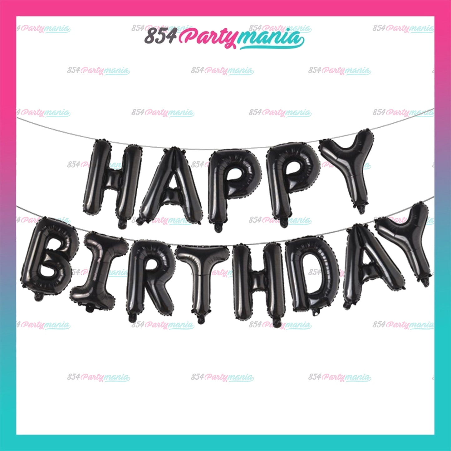 HAPPY BIRTHDAY LETTER FOIL SET (sold by 10's)