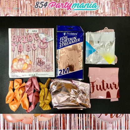 BRIDE TO BE PARTY DECOR SET (sold by 10's)