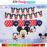 MICKEY COMPLETE BIRTHDAY SET (sold by 10's)