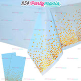 TABLE COVER GOLD DOTS