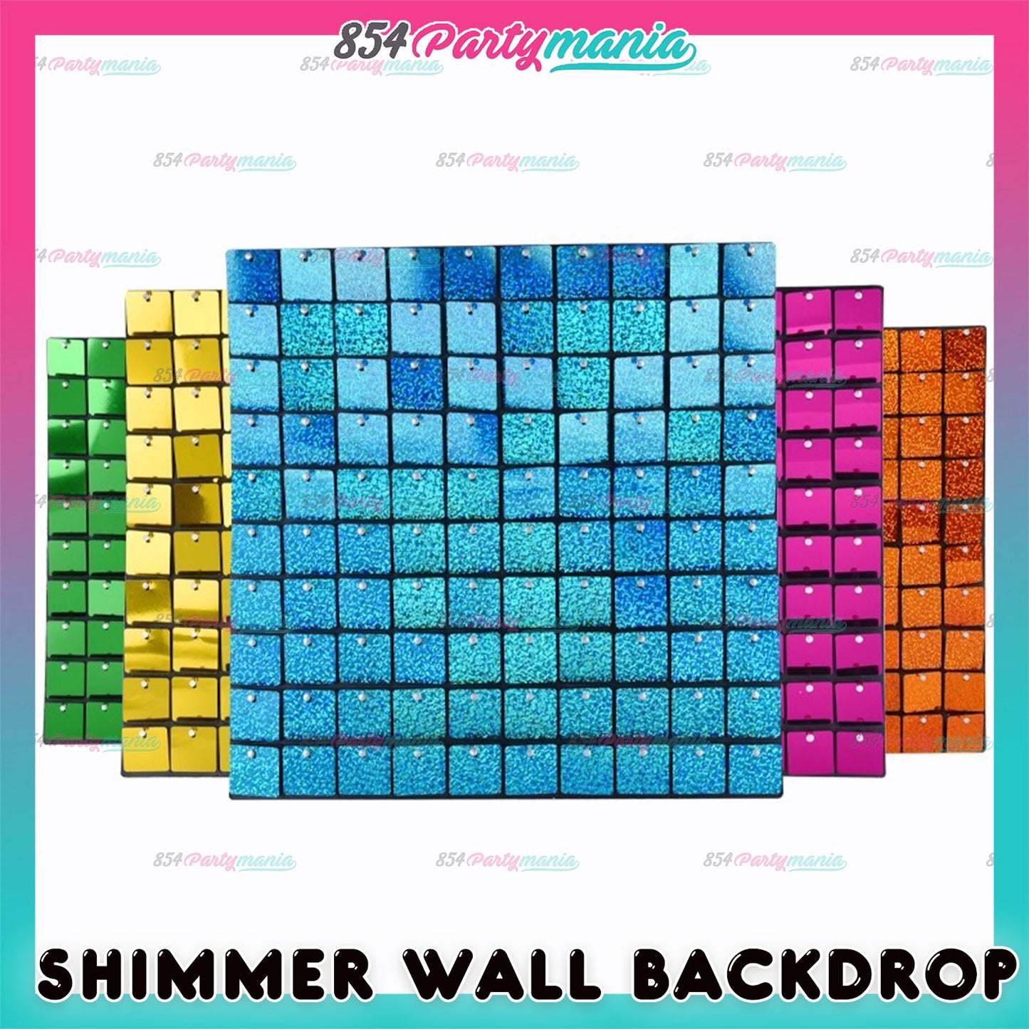 SHIMMER WALL BACKDROP SQUARE COLLECTION