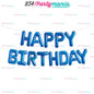 HAPPY BIRTHDAY LETTER FOIL SET (sold by 10's)