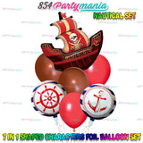 7 IN 1 SHAPED CHARACTER BALLOON SET (sold by 10's)