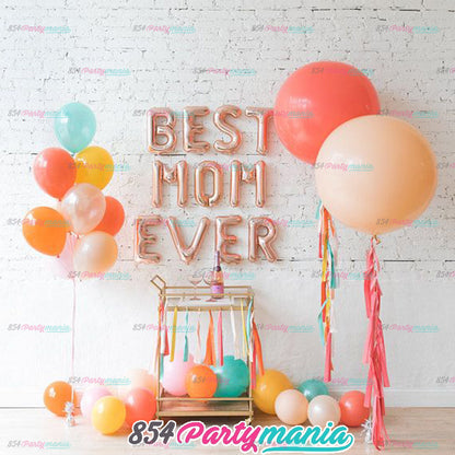 Letter Foil Balloon Rosegold 16" (sold by 10's) BRAND: PROLATEX