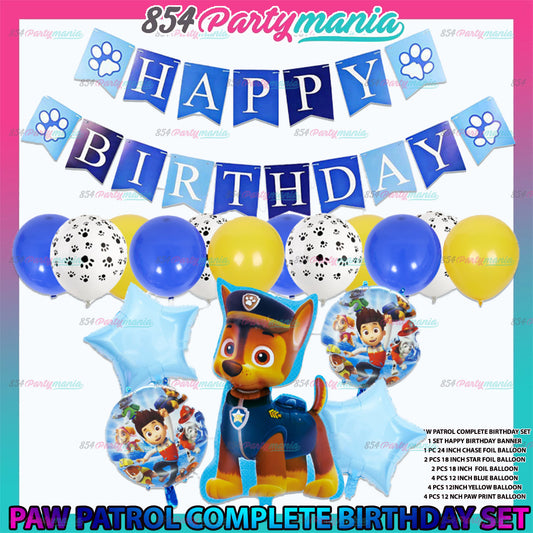 Paw Patrol Birthday Party Bundle Set (sold by 10's)