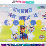 Paw Patrol Birthday Party Bundle Set (sold by 10's)