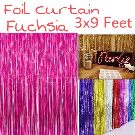 3METER FOIL CURTAIN SHINY