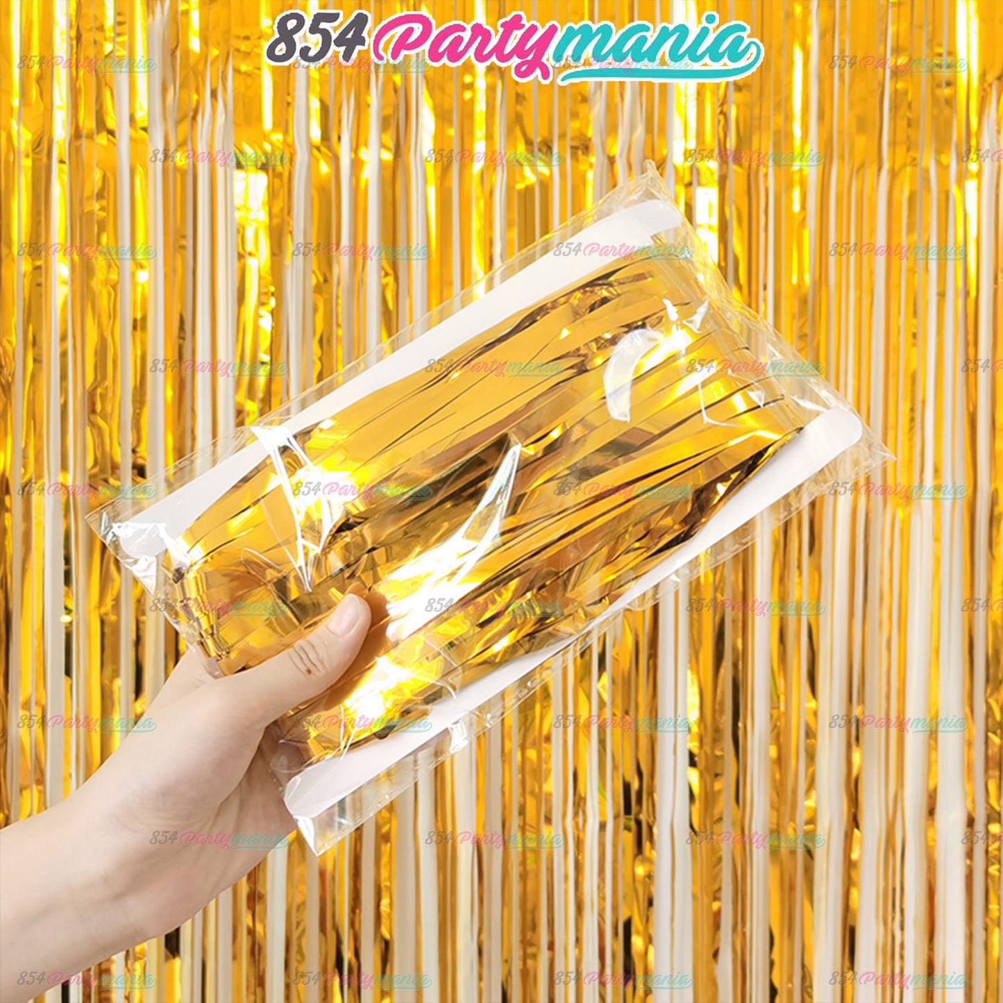 3METER FOIL CURTAIN SHINY