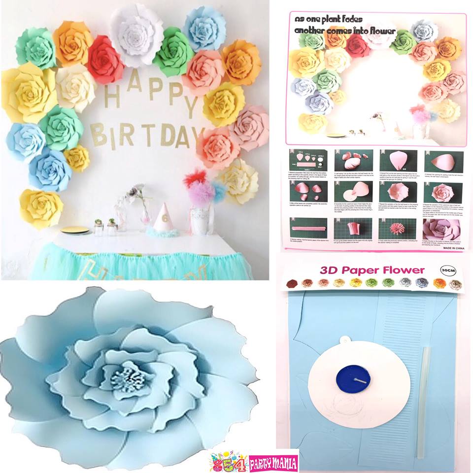 DIY GIANT PAPER FLOWER (12pcs min)