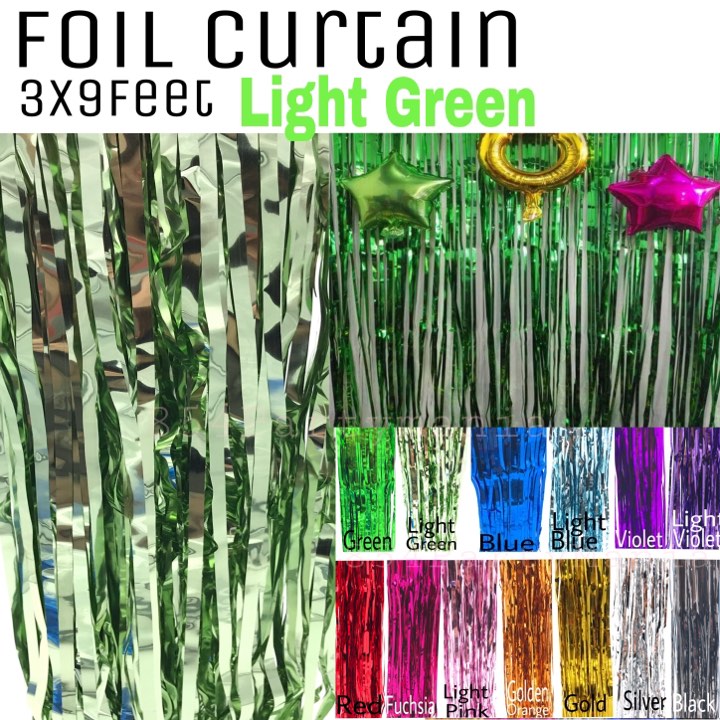 3METER FOIL CURTAIN SHINY