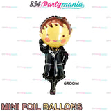 Mini Foil Balloons 14 inch (so;d by 50's)