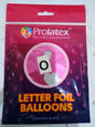 Letter and Number Foil Balloon Pink (sold by 10's) Prolatex Brand