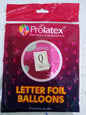 Letter and Number Foil Balloon Pink (sold by 10's) Prolatex Brand