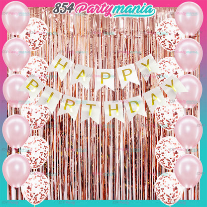 COMPLETE BIRTHDAY BUNDLE SET WITH FOIL CURTAIN (sold by 10's)