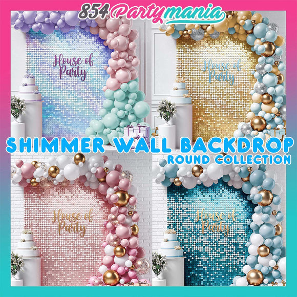 SHIMMER WALL BACKDROP ROUND COLLECTION