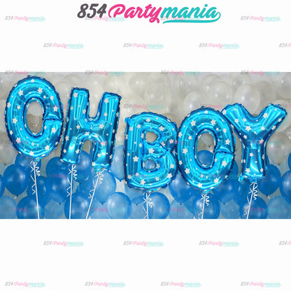 Letter and Number Foil Blue (sold by 10's) BRAND: PROLATEX BALLOONS