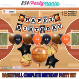 Basketball Party Bundle Set Sports (sold by 10's)