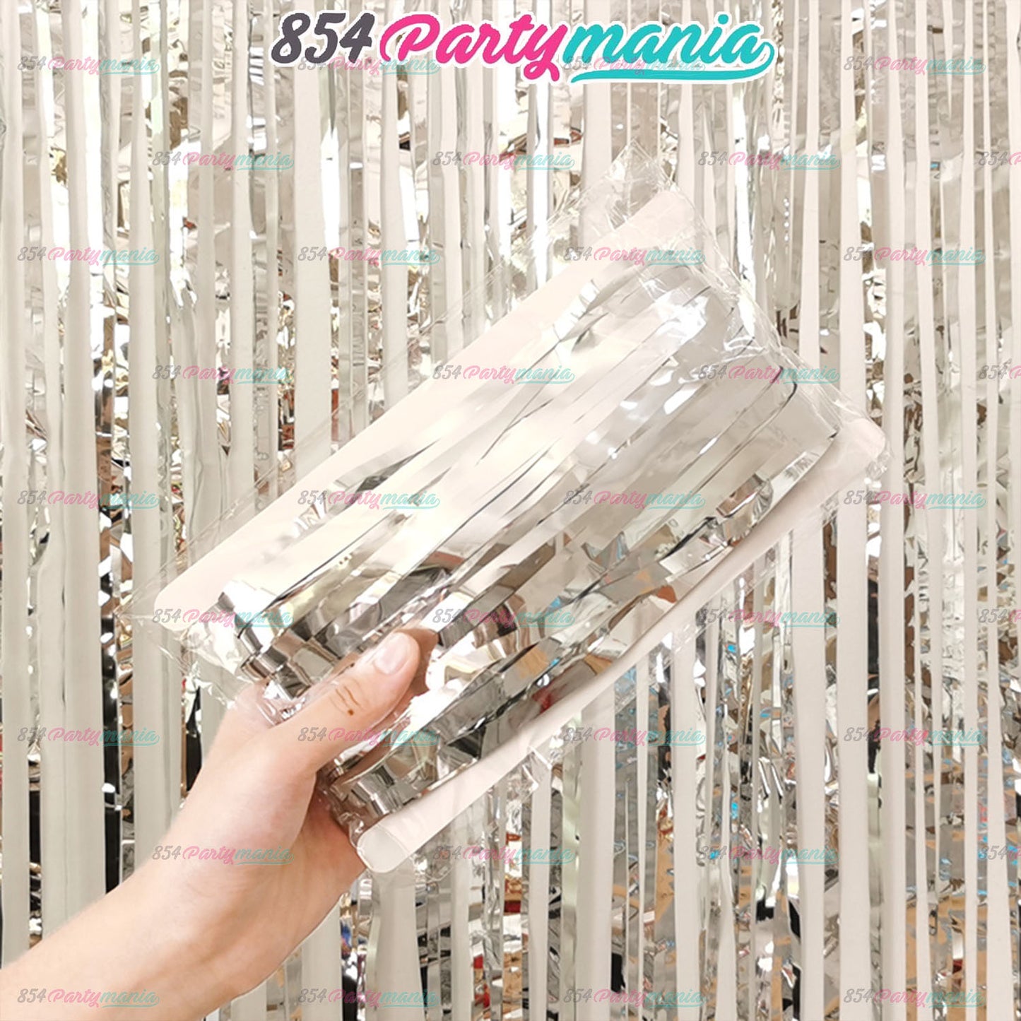 3METER FOIL CURTAIN SHINY