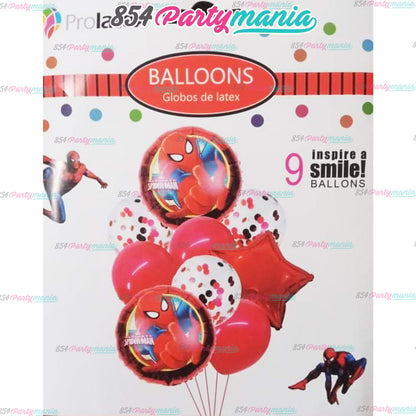 9 IN 1 CHARACTERS BALLOON SET (sold by 10's)