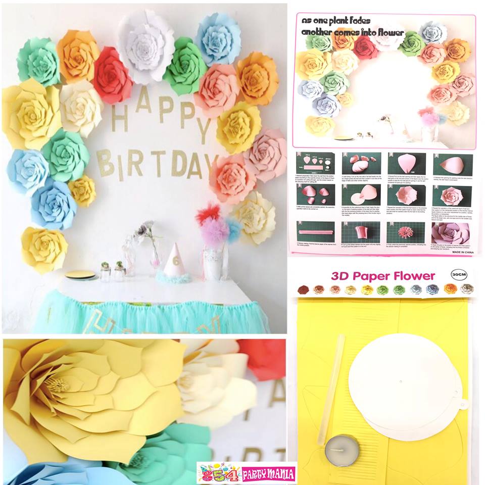 DIY GIANT PAPER FLOWER (12pcs min)