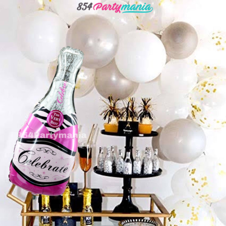 Life Size Whiskey Liquor Wine Champagne Beer Bottle Foil Balloons (sold by 10's)