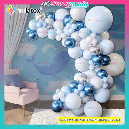 BALLOON GARLAND SETS-MACARONBLUE-ASF010