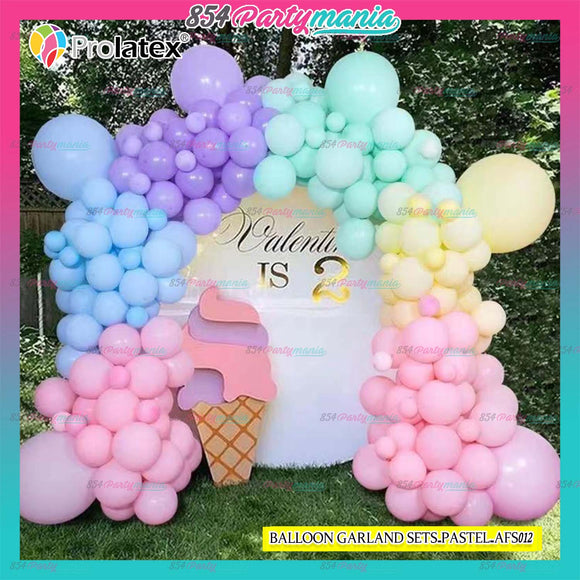 BALLOON GARLAND SET PASTEL AFS012 (sold by10's)