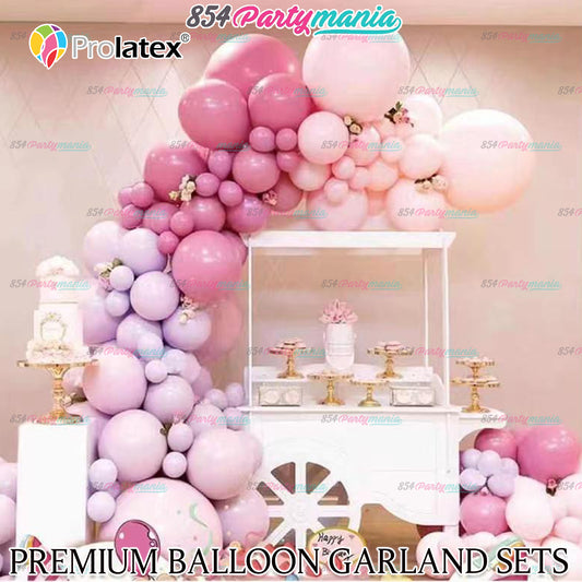 BALLOON GARLAND SETS-PURPLEPEACH