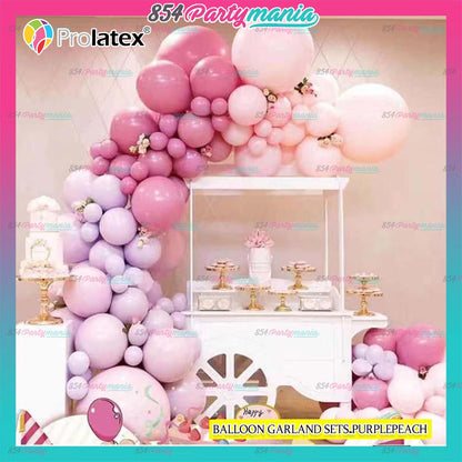 BALLOON GARLAND SETS-PURPLEPEACH