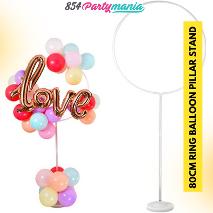 Ring Pillar Stand Balloon Stand 80cm (3pcs min)