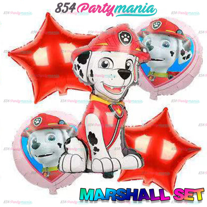 5 IN 1 PAW PATROL FOIL BALLOON SET (sold by 10's)