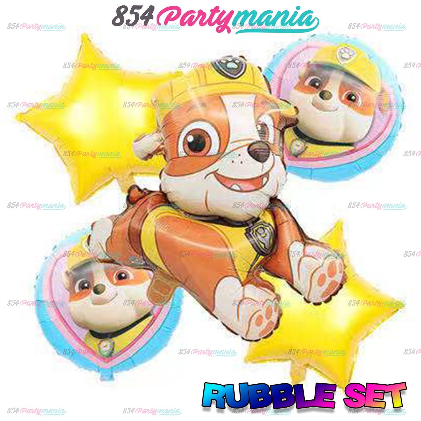 5 IN 1 PAW PATROL FOIL BALLOON SET (sold by 10's)