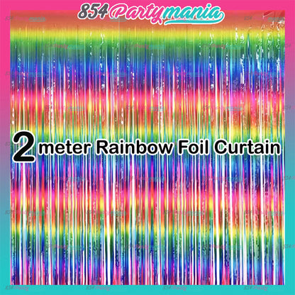 FOIL CURTAIN GRADIENT (sold by 5's)