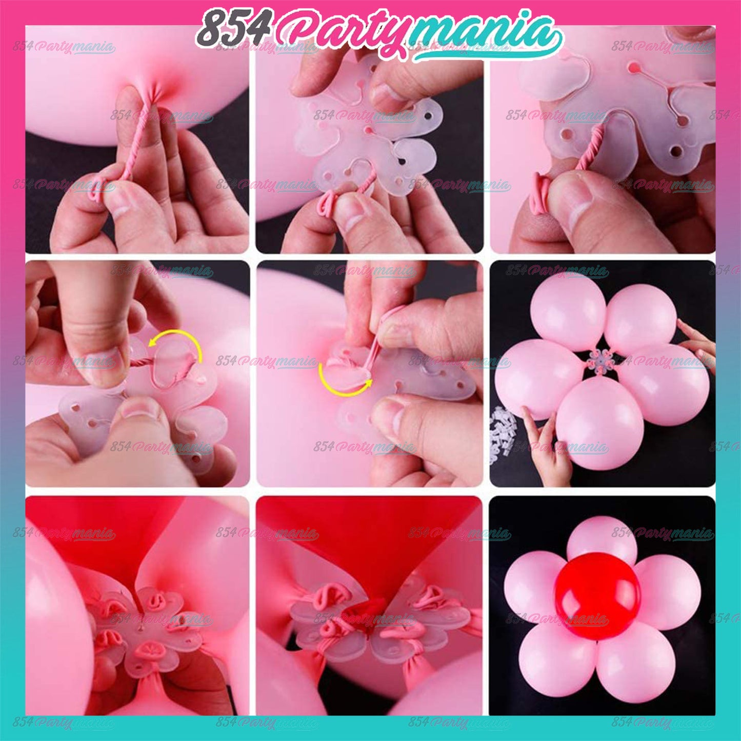 Balloon Accessories Flower Balloon Clip (sold by 100's)