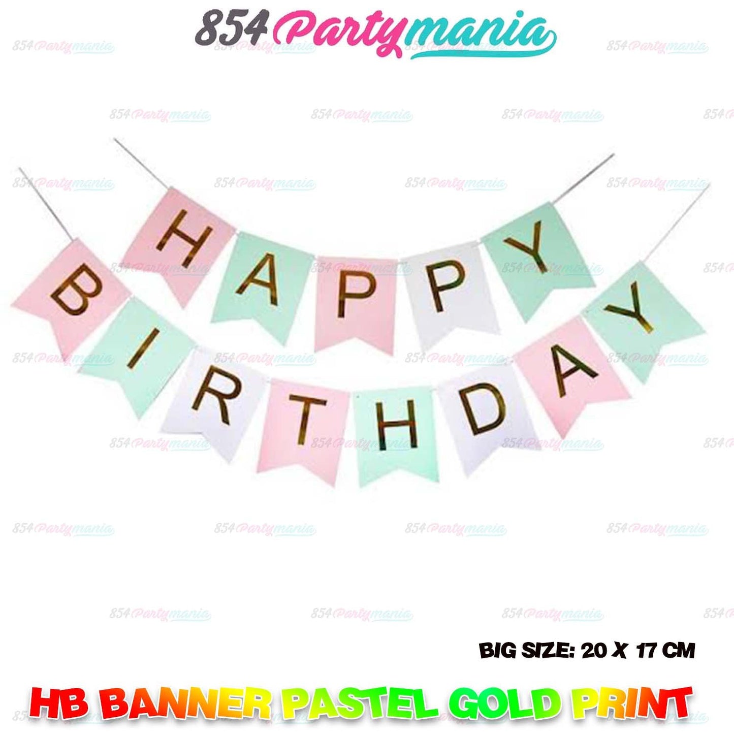 HB BANNER PASTEL SERIES (sold by 12's)