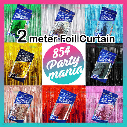 2Meters Foil Curtain Shiny (sold by 5pcs)